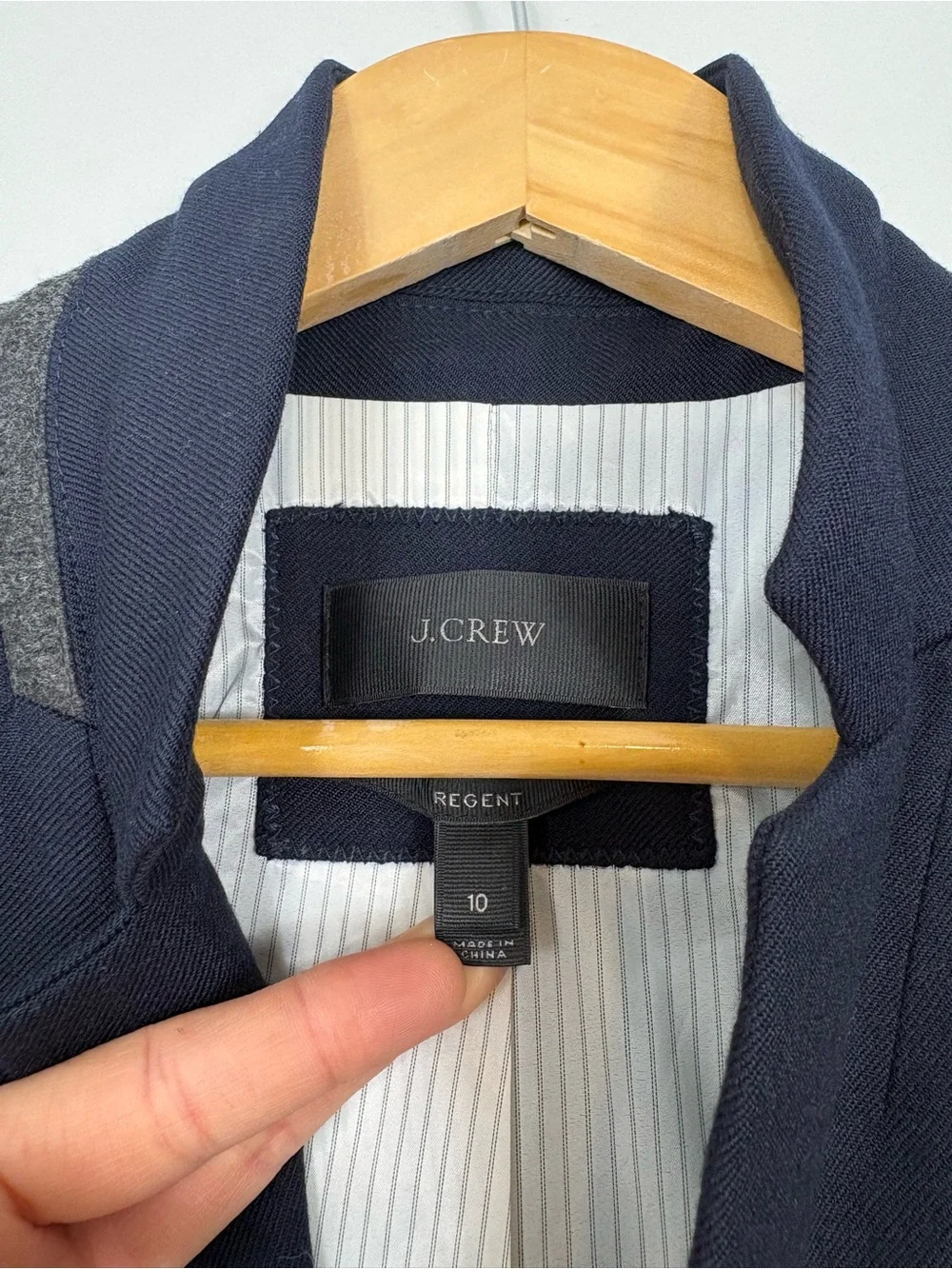 J. Crew Navy Regent Blazer Size 10